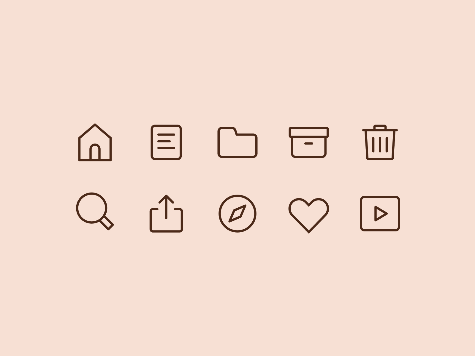 1px Line Icons